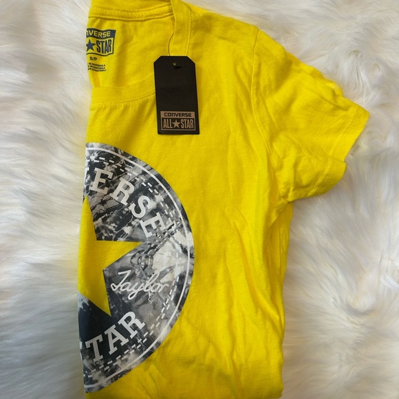 Converse Women's Yellow Graphic Tee - Picture 4 of 4